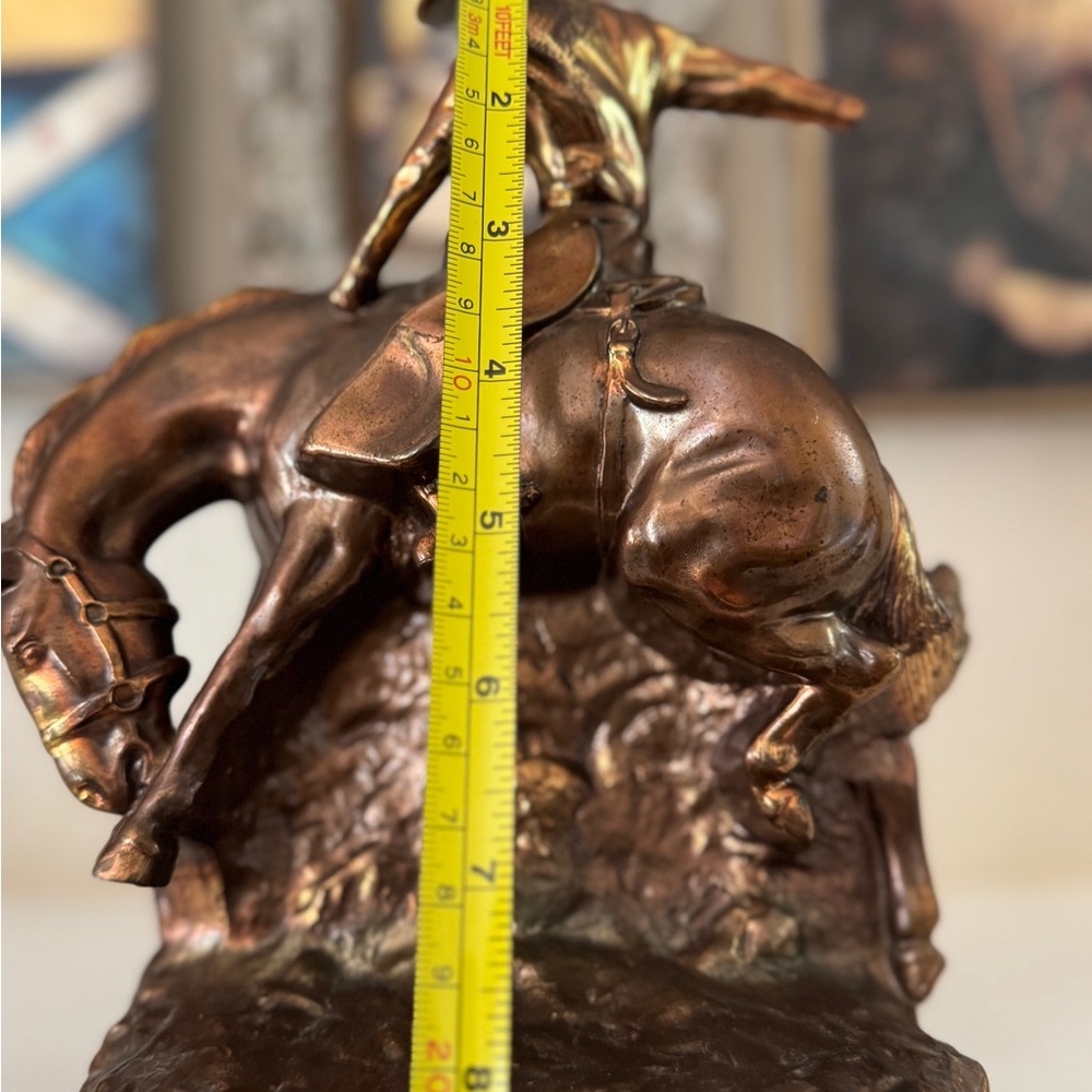 Gladys Brown Edwards Dodge Bronco Buster Cowboy Bookend 1947 –‎ As Is - Picture 11 of 14